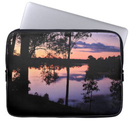 Sleeve: Twilight by the lake Laptop Sleeve