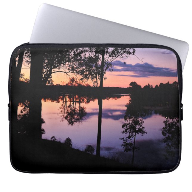 Sleeve: Twilight by the lake Laptop Sleeve (Front)