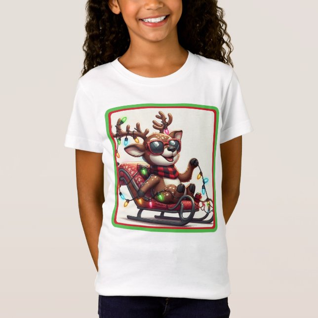 Sleigh All Day - Christmas T-Shirt (Front)