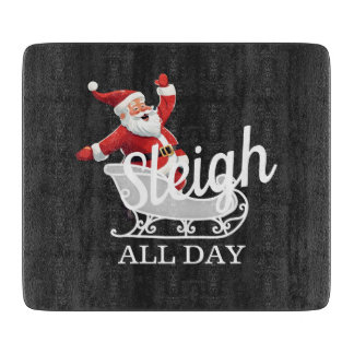 Sleigh All Day Cutting Board