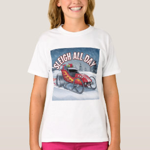 Sleigh All Day: Santa’s Turbo Ride T-Shirt