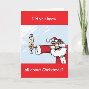 *SLEIGH ALL DAY THEN CABERNET" HOLIDAY CARD