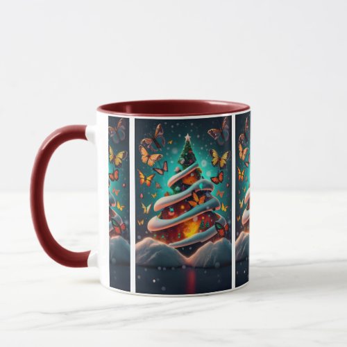 Sleigh Bells and Spruces Mug