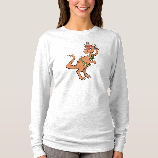 Sleigh Bells Dinosaur T-Shirt (Front)