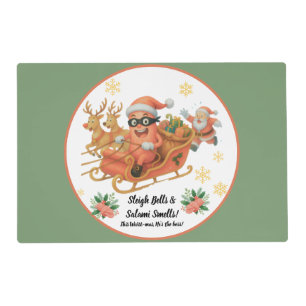 Sleigh Bells & Salami Smells! Placemat
