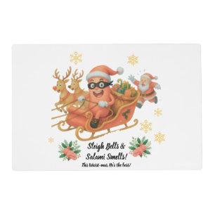 Sleigh Bells & Salami Smells! Placemat