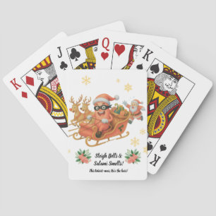 Sleigh Bells & Salami Smells! Poker Cards