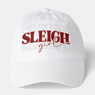 Sleigh Girl Sleigh Christmas  Hat