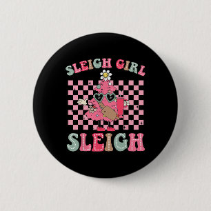 Sleigh Girl Sleigh Pink Christmas Tree Cake Belt G Button