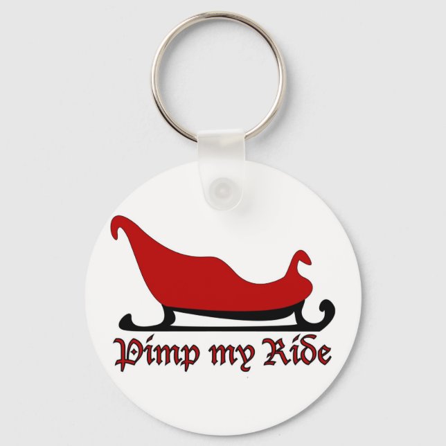 Sleigh Keychain (Front)