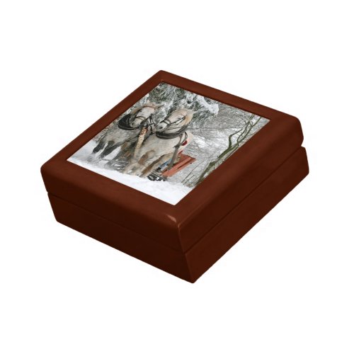 Sleigh Ride in the Snowy Forest Gift Box