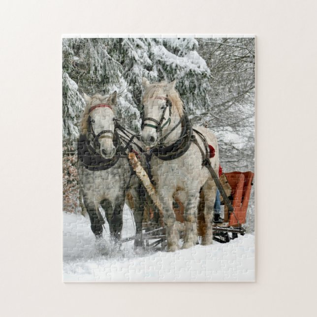 Sleigh Ride Jigsaw Puzzle (Vertical)