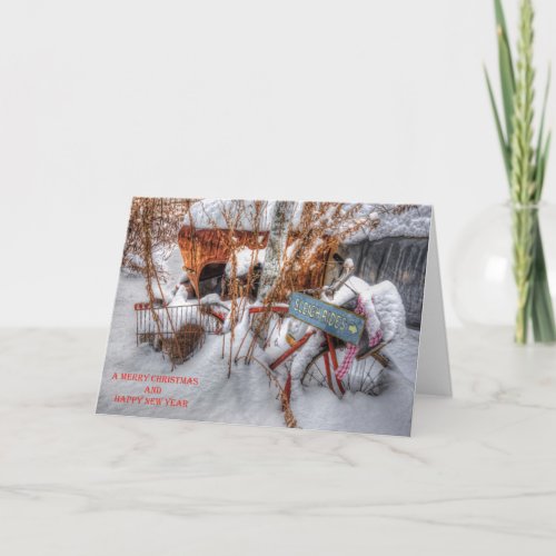 Sleigh Rides Christmas Card