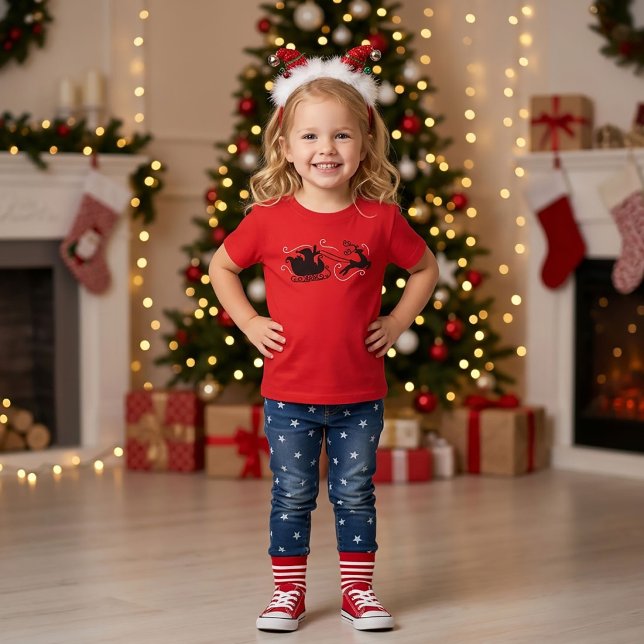 Sleigh Santa Christmas T-Shirt (Creator Uploaded)