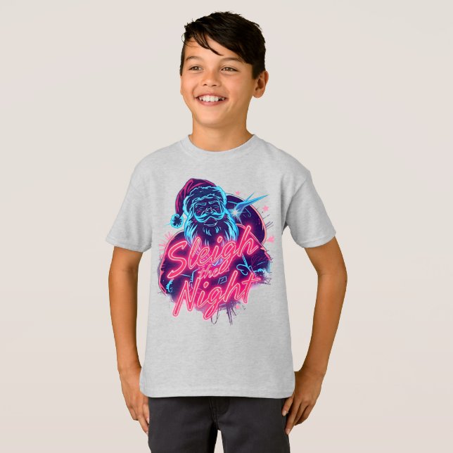 Sleigh the Night Shirt Electric Holiday Spirit  (Front Full)