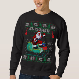 Sleigher Santa Ugly Christmas Sweater Design