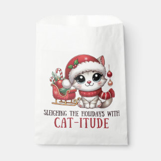 Sleighing the Holidays with Catitude Favor Bag