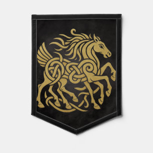 Sleipnir Eight-Legged Horse Norse Mythology Design Pennant