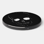 Sleleton Face with Glowing Eyes on a Wireless Charger (Front 2)