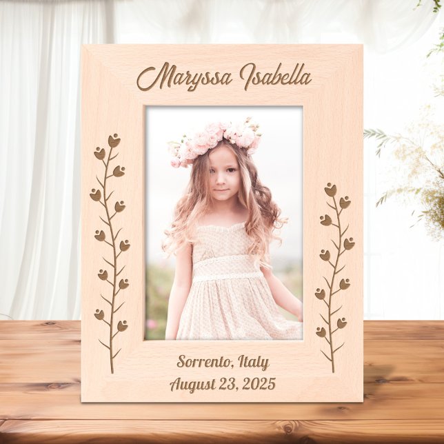 Slender Flowers Stalk 5x7 Engraved Frames (Creator Uploaded)