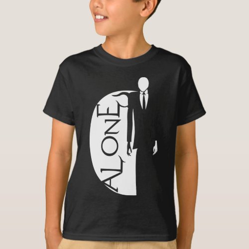 slender man alone shirt