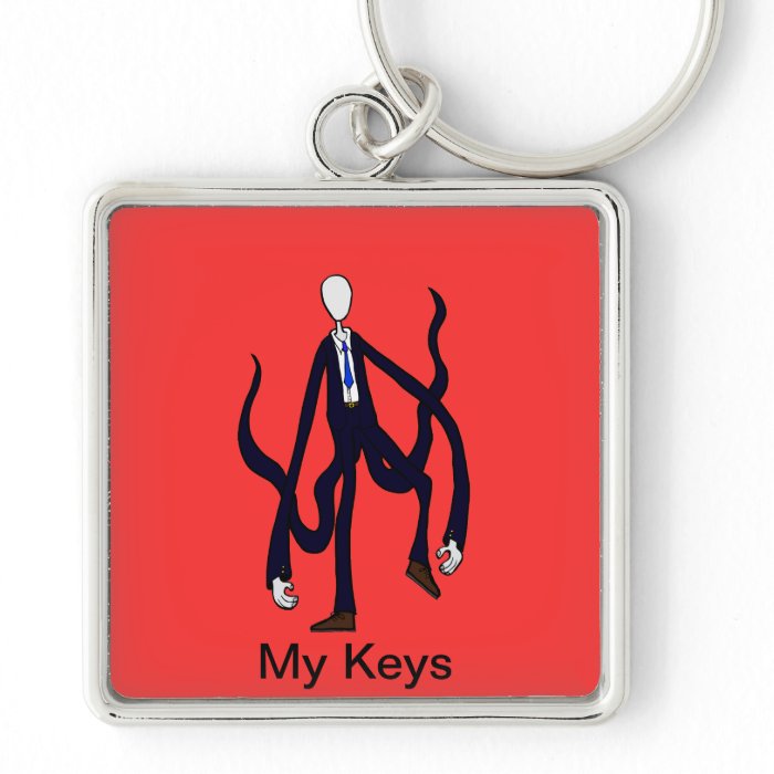 Slender Man   Book of Monsters Halloween Keychains