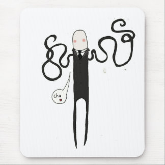 Slender Man But not so scary Mouse Pad