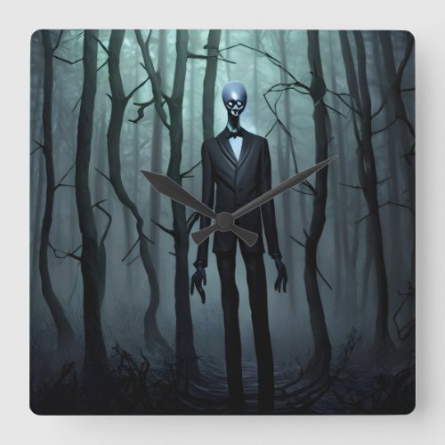 Slender Man wall clock