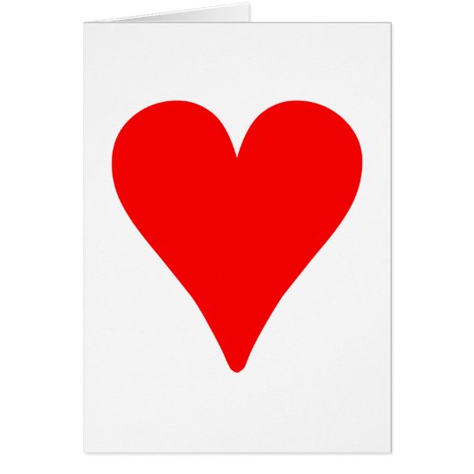 Slender Red Heart Cards (Front)