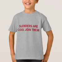 Slender shirt for kids Roblox game.