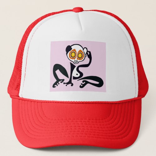 Slender Slow  _ Endangered animal _Primate _  Trucker Hat