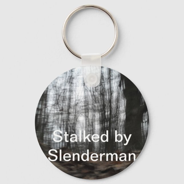 Slenderman Forest Keychain (Front)