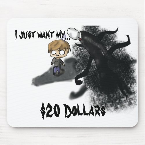 Slenderman Pewdiepie Mousepad