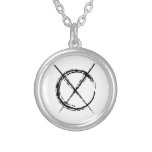 Slenderman Silver Plated Necklace Slenderman Silver Plated Necklace