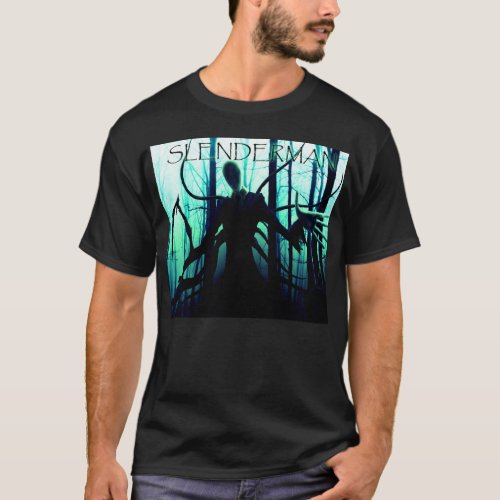 Slenderman Slender man Creepy pasta T_Shirt