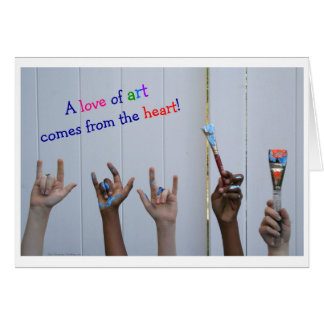 SLG Love Art card
