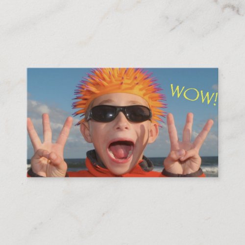 SLG " WOW!"  Business Card