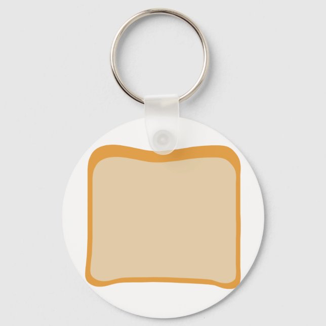 slice of bread icon keychain (Front)