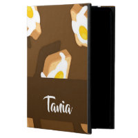 Slice of bread with egg pattern powis iPad air 2 case