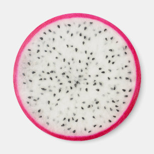 Slice of dragon fruit magnet