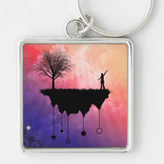 Slice of Earth Keychain