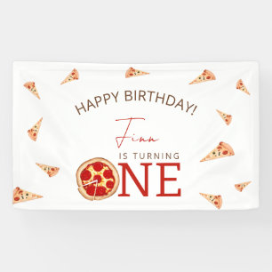 Slice Of Fun 1st Birthday Banner