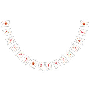 Slice Of Fun 1st Birthday Bunting Flags