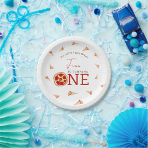 Slice Of Fun 1st Birthday Paper Plates