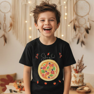 Slice of fun, fas food pizza birthday T-Shirt