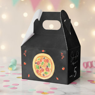 Slice of fun, pizza birthday favor boxes