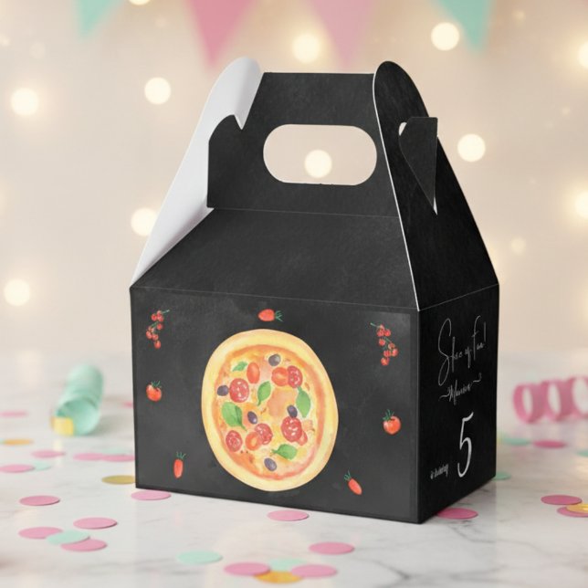 Slice of fun, pizza birthday favor boxes (Creator Uploaded)