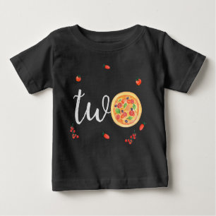 Slice of fun, second birthday baby T-Shirt