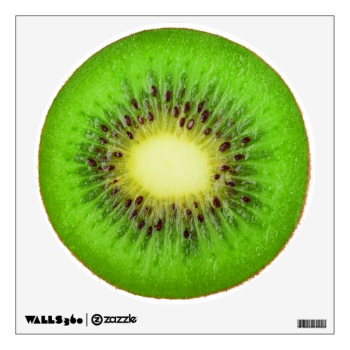 Slice of kiwi wall decal