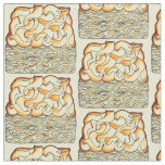 Slice of Kugel Jewish Egg Noodle Casserole Fabric